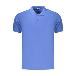 Rifle Blue Cotton Men's Polo Men's Shirt